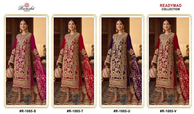 Ramsha R 1085 S To V Georgette Pakistani Readymade Suits Suppliers In India
